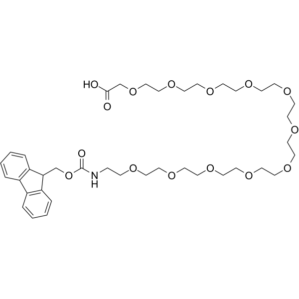 Fmoc-NH-PEG11-CH2COOH Chemical Structure Fmoc-NH-PEG11-CH2COOH