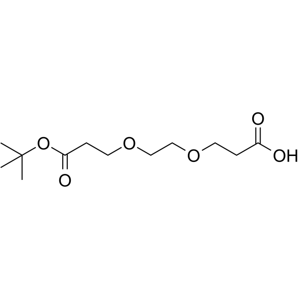 Acid-PEG2-C2-Boc