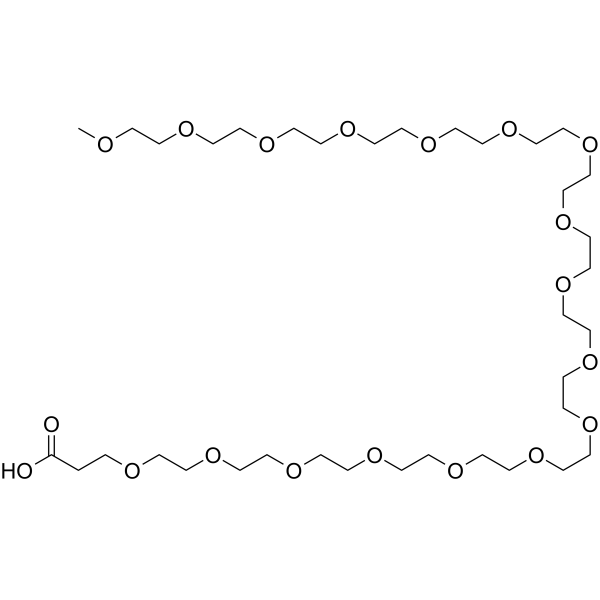 m-PEG17-acid Chemical Structure m-PEG17-acid