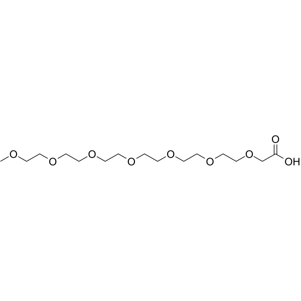 m-PEG6-O-CH2COOH Chemical Structure m-PEG6-O-CH2COOH
