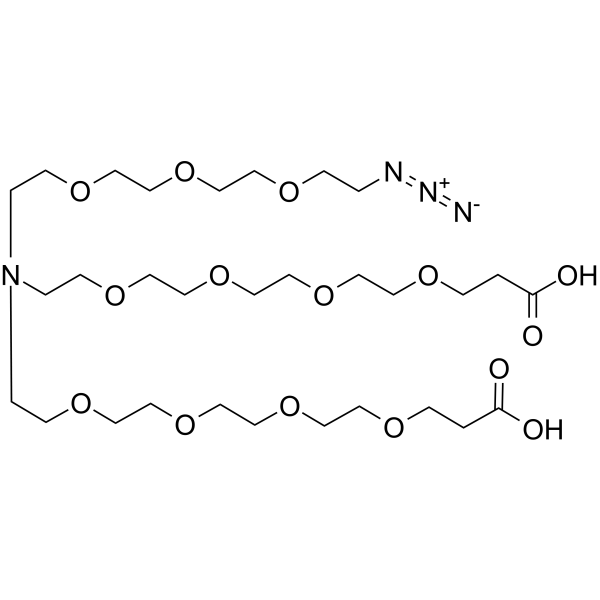 N-(Azido-PEG3)-N-bis(PEG4-acid)