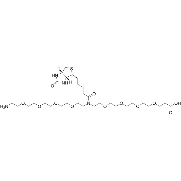 N-(Amino-PEG4)-N-Biotin-PEG4-acid