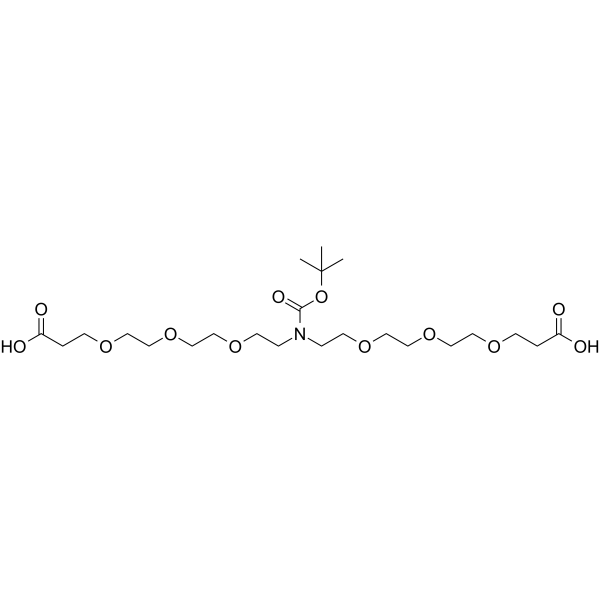 N-Boc-N-bis(PEG3-acid)