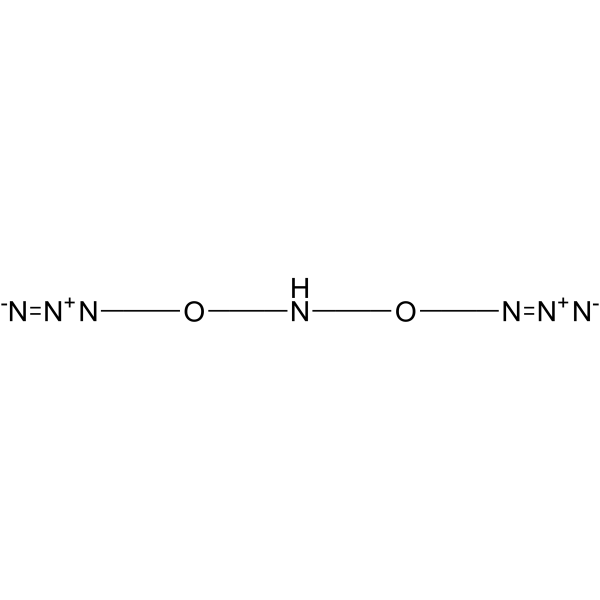 NH-bis(C2-PEG1-azide) Chemical Structure NH-bis(C2-PEG1-azide)