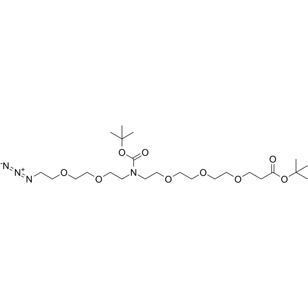 N-(Azido-PEG2)-N-Boc-PEG3-Boc