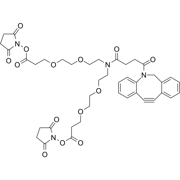 N-DBCO-N-bis(PEG2-C2-NHS ester)