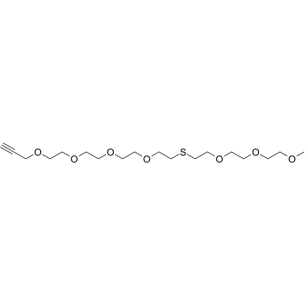 m-PEG3-S-PEG4-propargyl