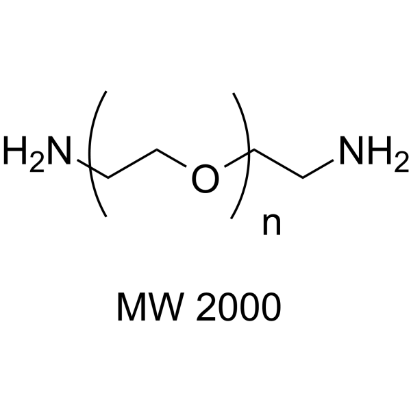Amine-PEG-amine (MW 2000) Chemical Structure Amine-PEG-amine (MW 2000)