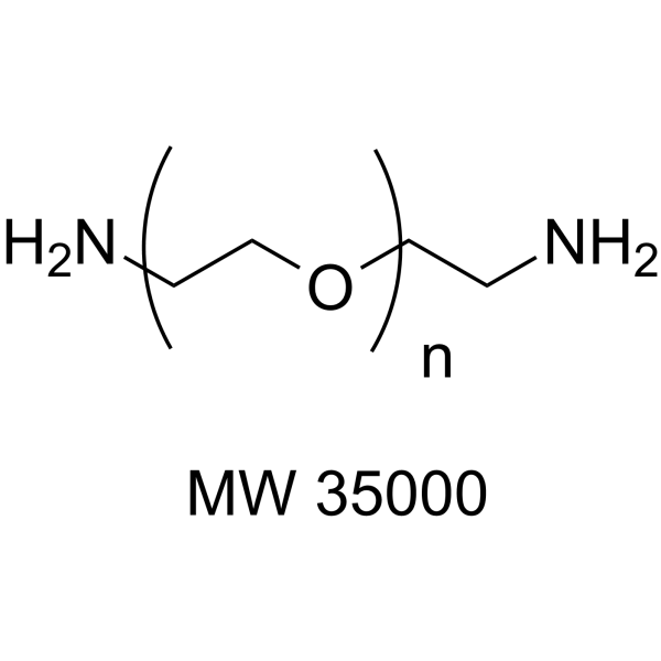 Amine-PEG-amine (MW 35000) Chemical Structure Amine-PEG-amine (MW 35000)