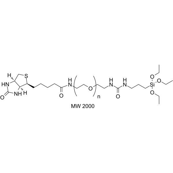 Biotin-PEG-triethoxysilane (MW 2000)