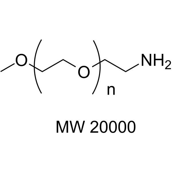 m-PEG-NH2 (MW 20000) Chemical Structure m-PEG-NH2 (MW 20000)