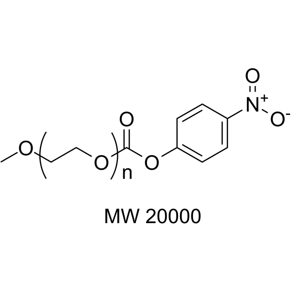 m-PEG-NPC (MW 20000) Chemical Structure m-PEG-NPC (MW 20000)