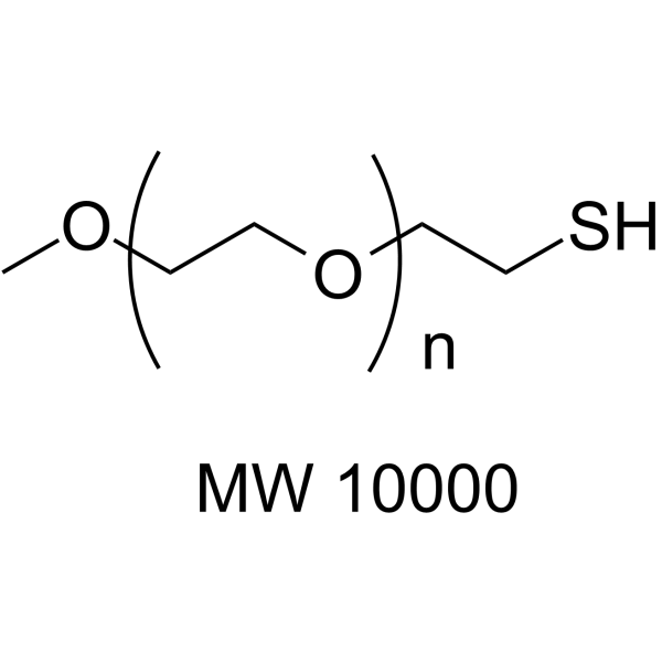 m-PEG-thiol (MW 10000) Chemical Structure m-PEG-thiol (MW 10000)