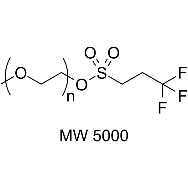 m-PEG-Tresyl (MW 5000) Chemical Structure m-PEG-Tresyl (MW 5000)