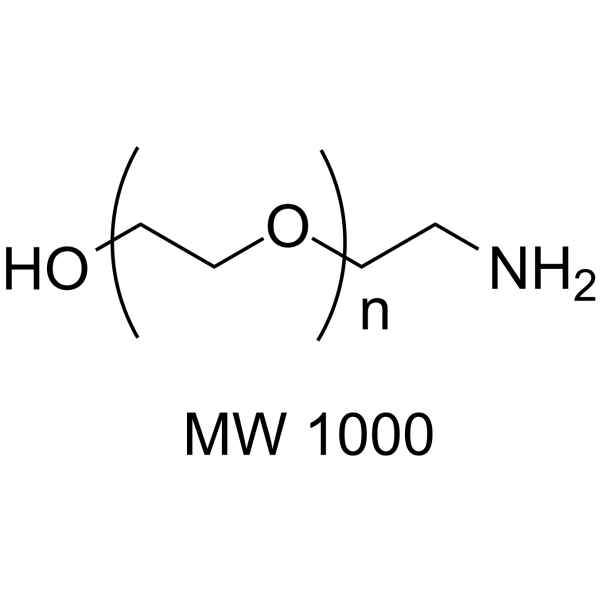 HO-PEG-amine (MW 1000) Chemical Structure HO-PEG-amine (MW 1000)