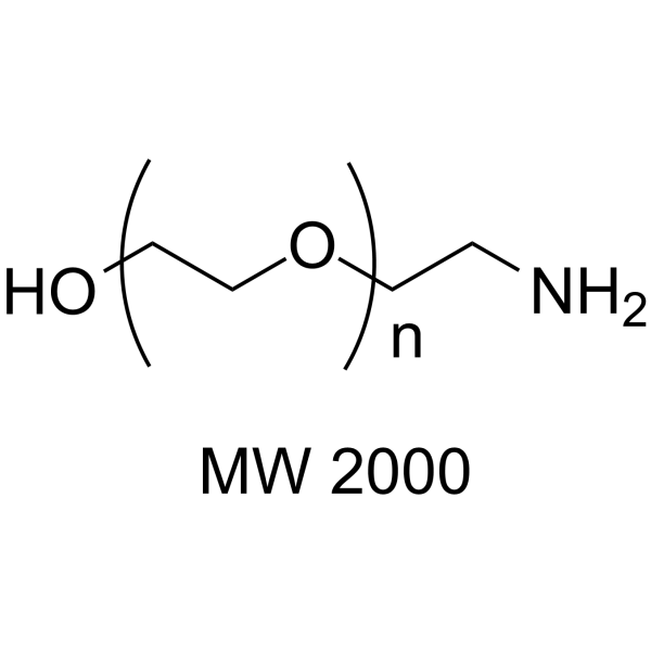 HO-PEG-amine (MW 2000) Chemical Structure HO-PEG-amine (MW 2000)