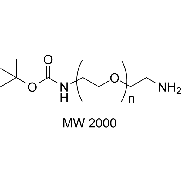 Boc-NH-PEG-amine (MW 2000)