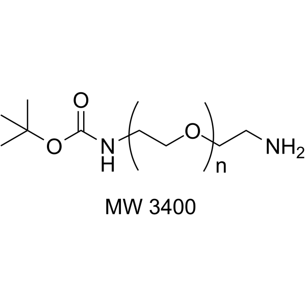 Boc-NH-PEG-amine (MW 3400)