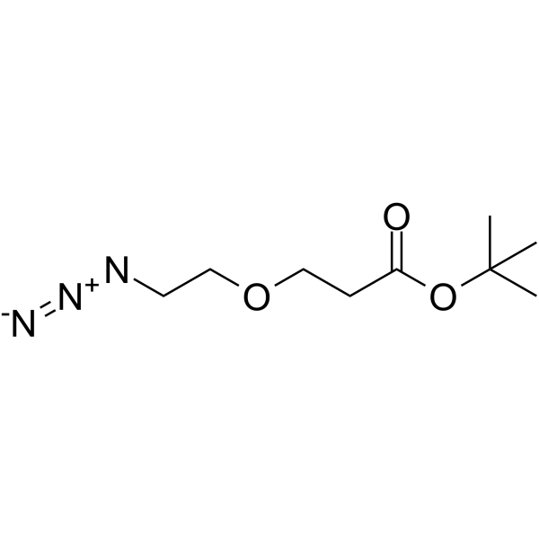 Azido-PEG1-Boc Chemical Structure Azido-PEG1-Boc