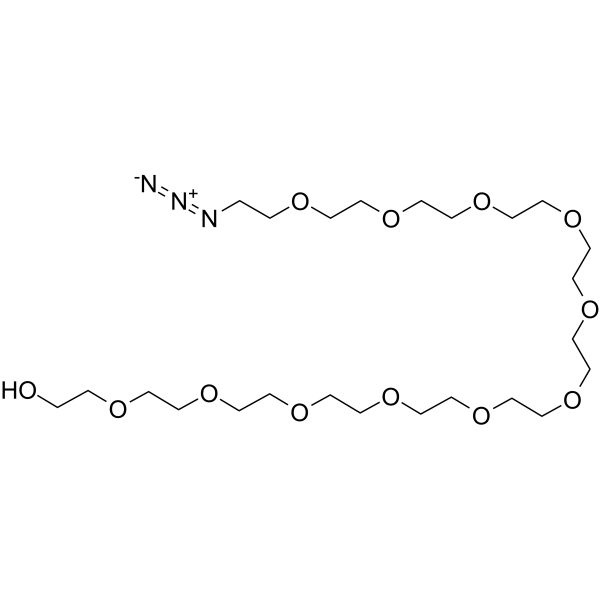 Azide-PEG12-alcohol Chemical Structure Azide-PEG12-alcohol