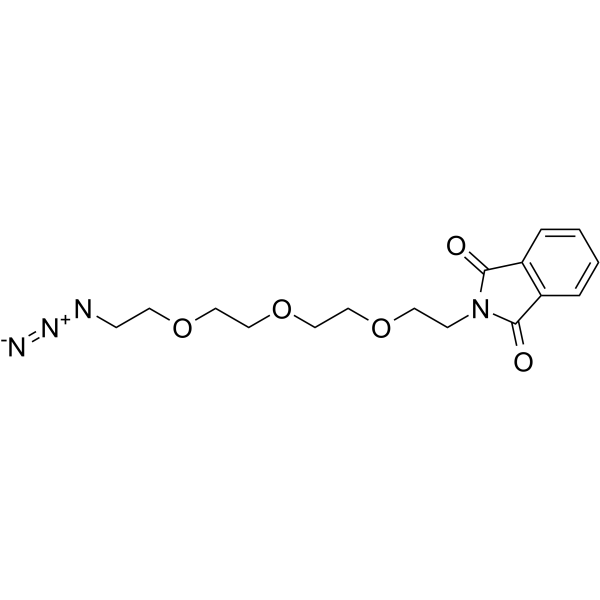 Phthalamide-PEG3-azide Chemical Structure Phthalamide-PEG3-azide