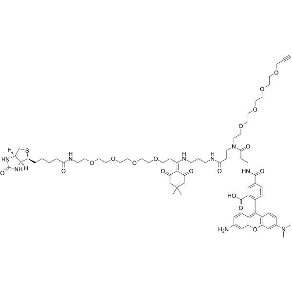 Dde Biotin-PEG4-TAMRA-PEG4 Alkyne