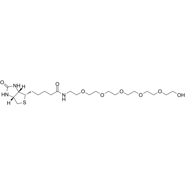 Biotin-PEG6-alcohol Chemical Structure Biotin-PEG6-alcohol