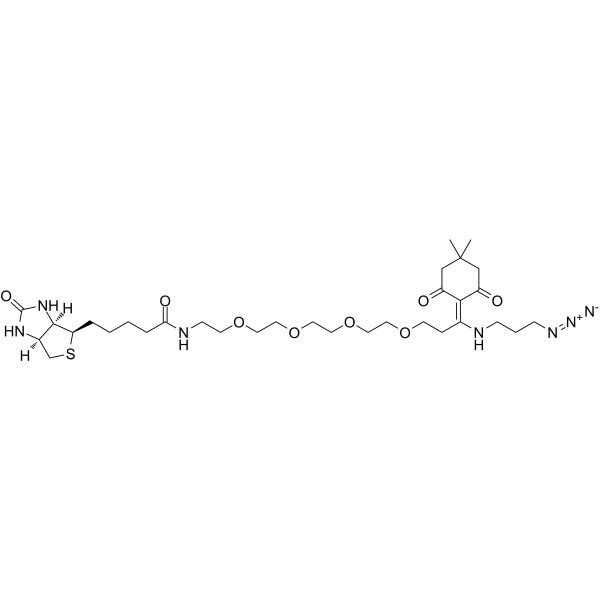 Dde Biotin-PEG4-azide Chemical Structure Dde Biotin-PEG4-azide