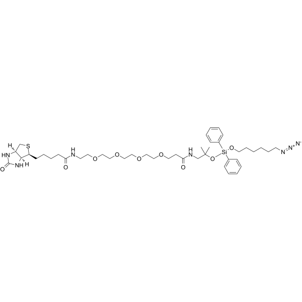 Biotin-PEG4-amino-t-Bu-DADPS-C6-azide