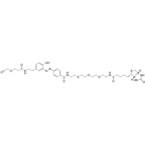 Diazo Biotin-PEG3-alkyne Chemical Structure Diazo Biotin-PEG3-alkyne