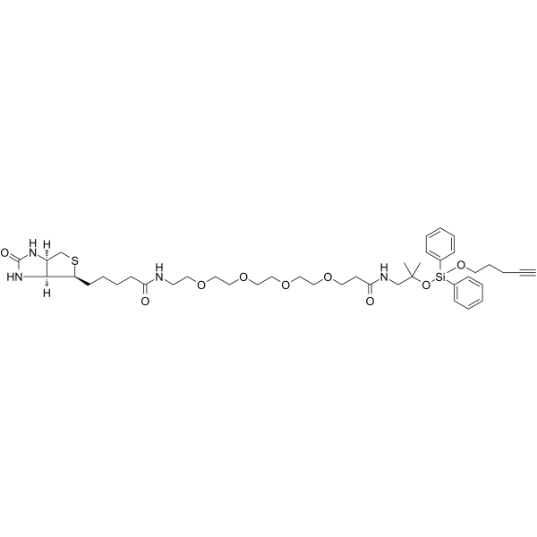 Biotin-PEG4-amino-t-Bu-DADPS-C3-alykne