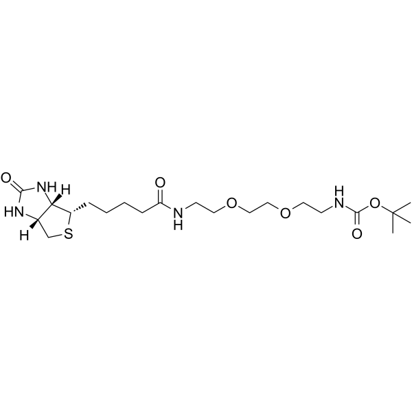 Biotin-PEG2-NH-Boc