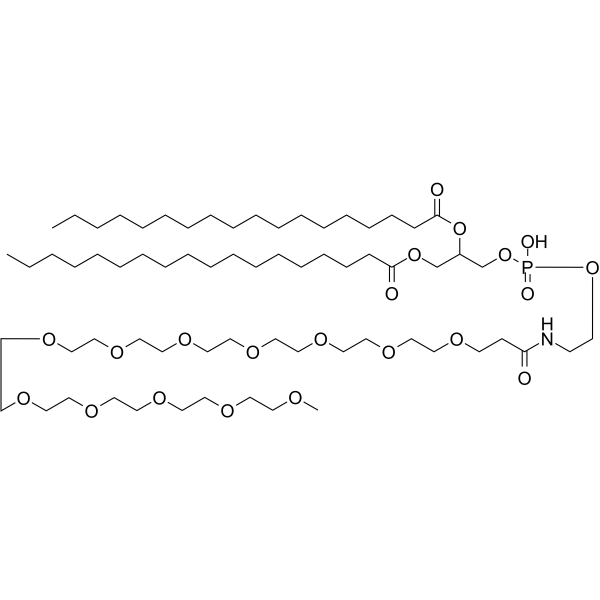 m-PEG12-DSPE Chemical Structure m-PEG12-DSPE