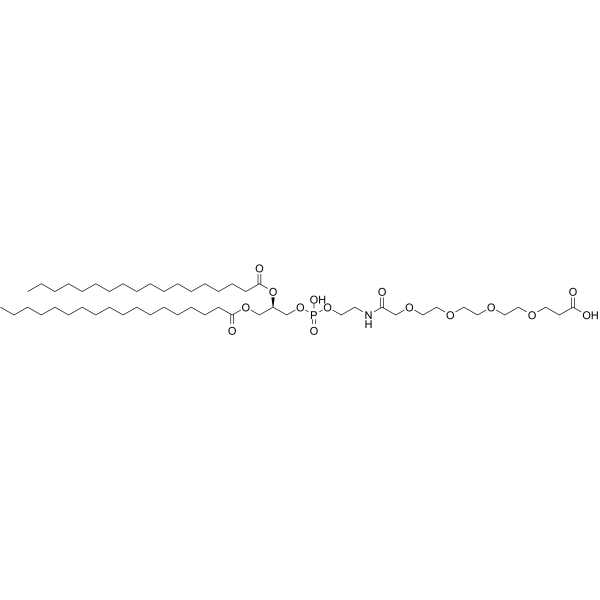 DSPE-PEG4-acid Chemical Structure DSPE-PEG4-acid