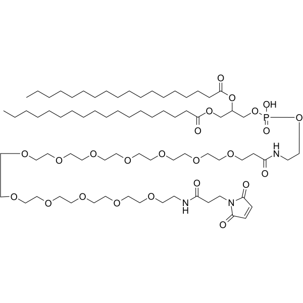 Mal-PEG12-DSPE Chemical Structure Mal-PEG12-DSPE