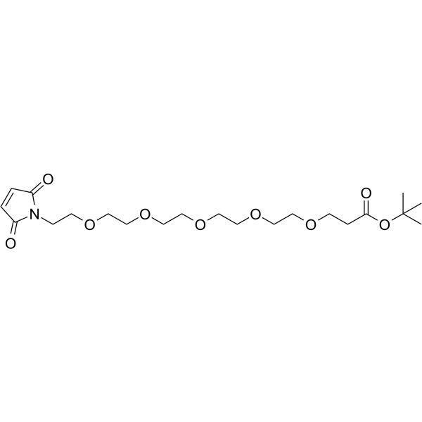 Mal-PEG5-Boc Chemical Structure Mal-PEG5-Boc