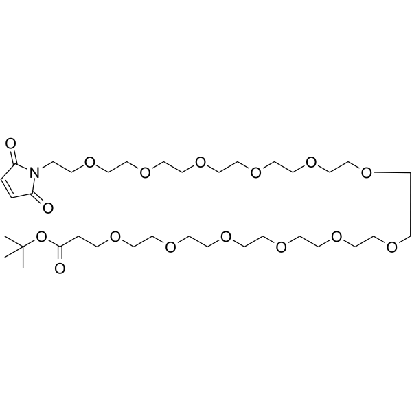 Mal-PEG12-Boc Chemical Structure Mal-PEG12-Boc