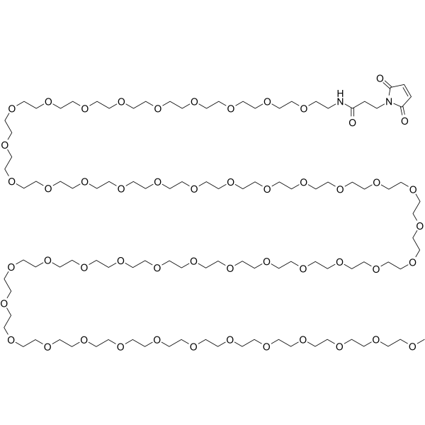 m-PEG48-Mal Chemical Structure m-PEG48-Mal