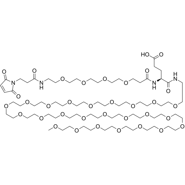 Mal-PEG4-Glu(OH)-NH-m-PEG24