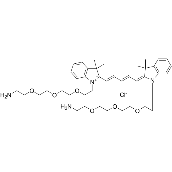 Bis-(N,N’-amine-PEG3)-Cy5