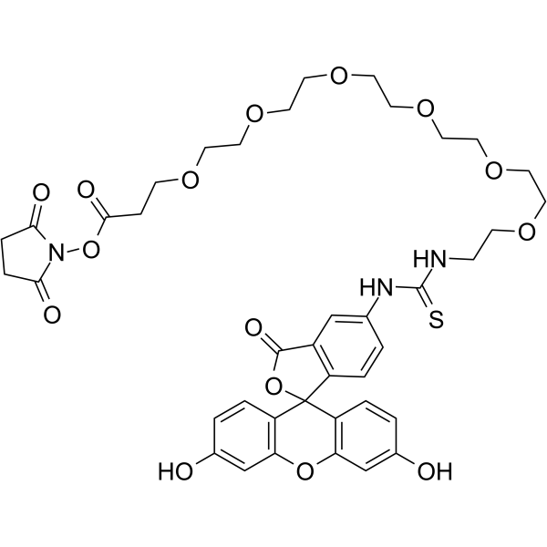 Fluorescein-PEG6-NHS ester