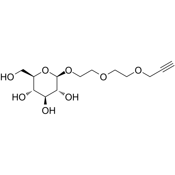 Propargyl-PEG2-beta-D-glucose