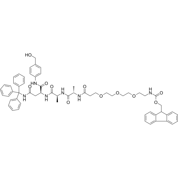 Fmoc-PEG3-Ala-Ala-Asn(Trt)-PAB