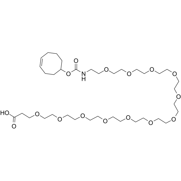 TCO-PEG12-acid Chemical Structure TCO-PEG12-acid