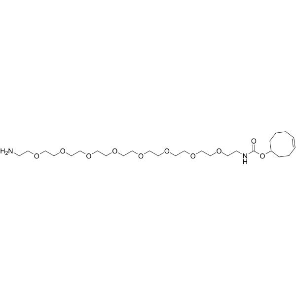 TCO-PEG8-amine Chemical Structure TCO-PEG8-amine