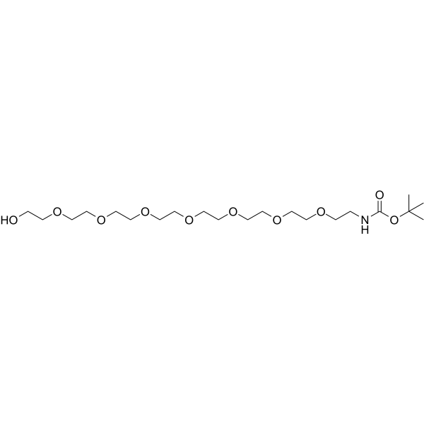N-Boc-PEG8-alcohol Chemical Structure N-Boc-PEG8-alcohol