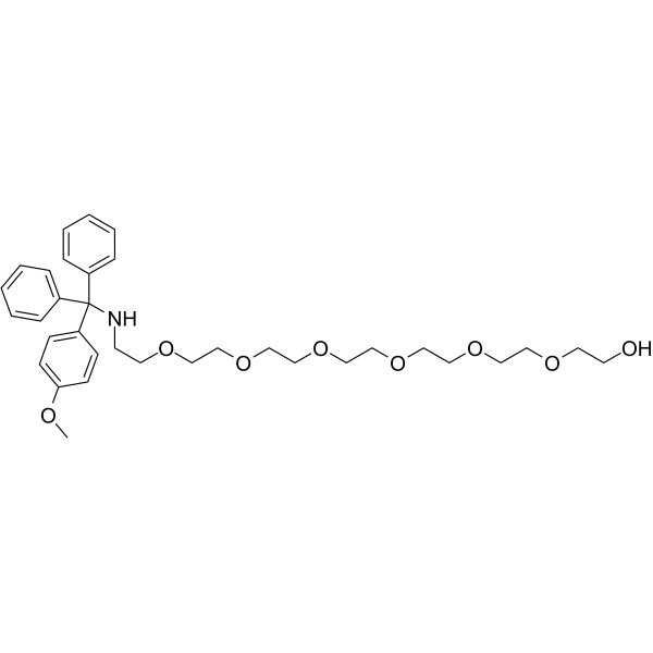 Methoxy-Tr-NH-PEG7 Chemical Structure Methoxy-Tr-NH-PEG7