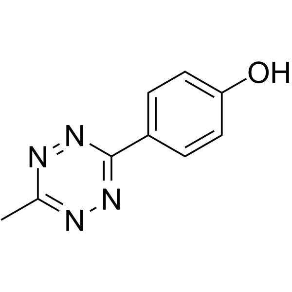 4-(6-Methyl-1,2,4,5-tetrazin-3-yl)phenol Chemical Structure 4-(6-Methyl-1,2,4,5-tetrazin-3-yl)phenol
