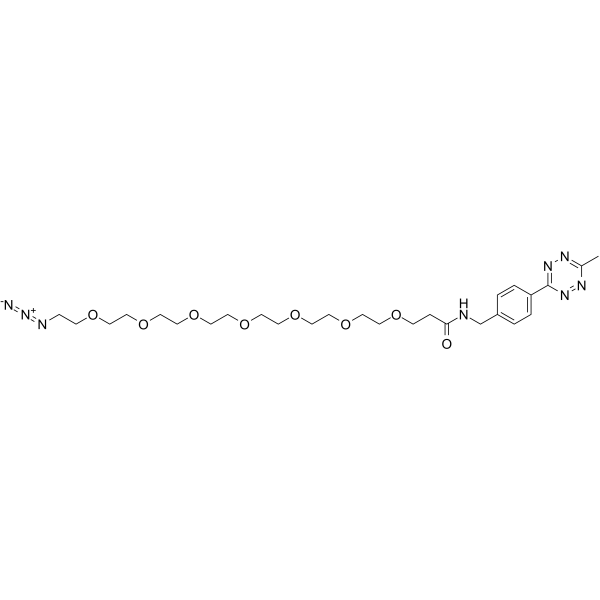 Methyltetrazine-amido-PEG7-azide
