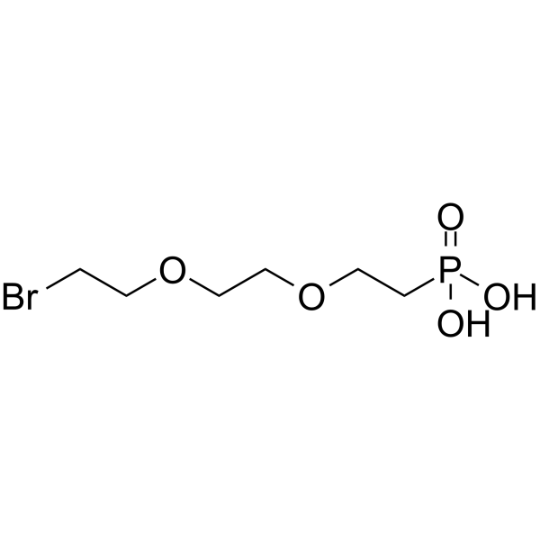 Bromo-PEG2-phosphonic acid Chemical Structure Bromo-PEG2-phosphonic acid